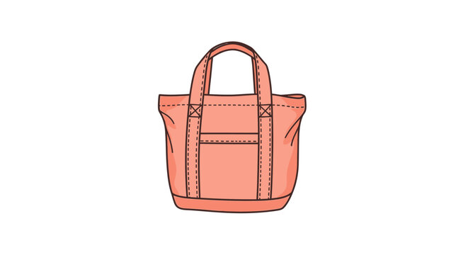 Pink Leather Handbag Fashion Accessory.