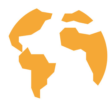 World map icon