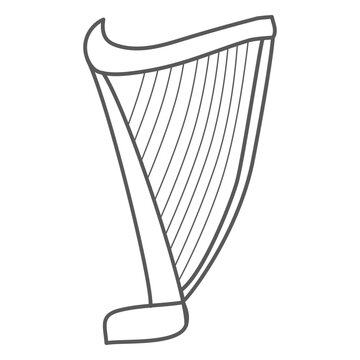 Harp string doodle