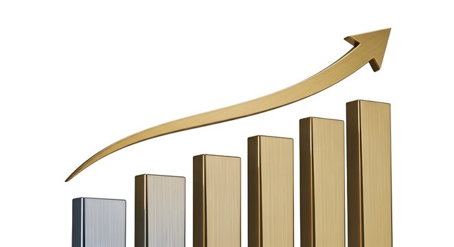 Rising Gold Investment Growth
Gold Bars with Upward Trend
Financial Success with Gold Bullion
Increasing Profit on Gold Market
Wealth Growth from Gold Investment
Golden Business Growth Chart
Strong Bu