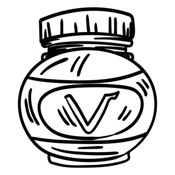 Vegemite jar stroke
