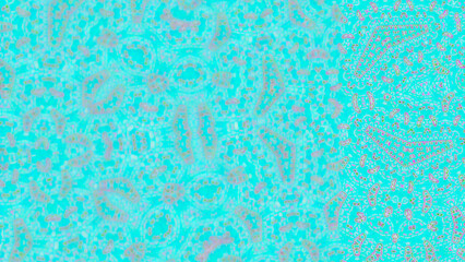 Fototapeta premium Fractal Patterns Create a Colorful Abstract Design With a Combination of Shapes and Textures in a Digital Frame