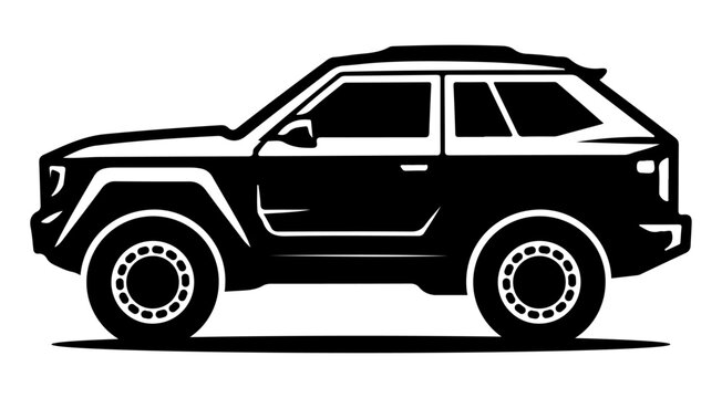 Car vector isolated on white background, car, vehicle, automobile, drive, wheel, jeep, vector, design, sports, suv, transport, 4x4, road, isolated, auto