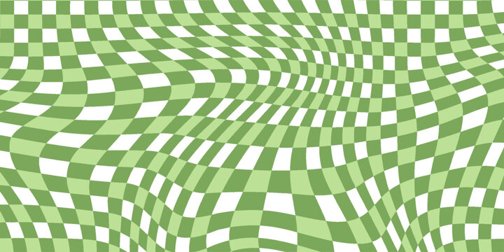 Seamless green gingham checkered pattern background with soft pastel tones. Classic picnic tablecloth style texture, ideal for wallpaper,