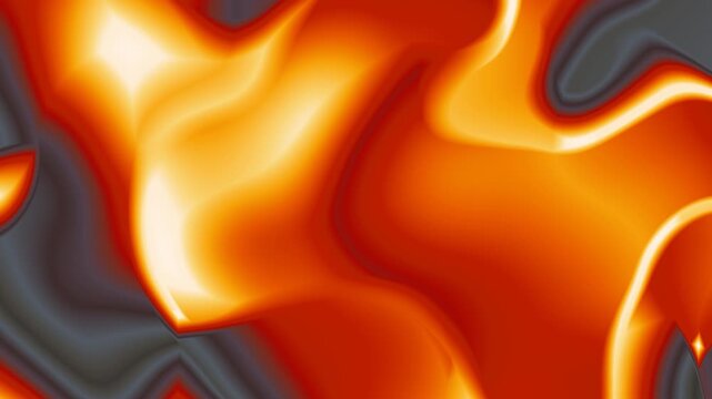 Molten Orange Lava Motion Graphics Background Radiant Glowing Heat Wave Seamless Loopable Visual Fx