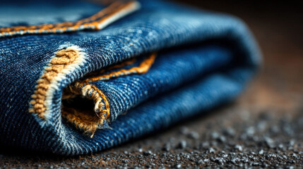 Ripped jeans texture with frayed denim