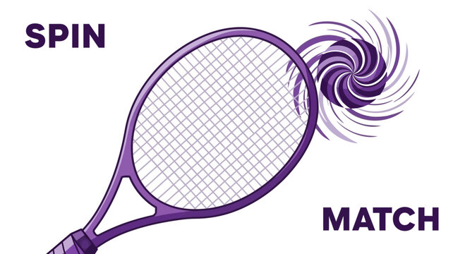 Dynamic Tennis Spin And Match Power With Racquet Motion