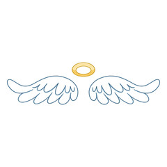 Fototapeta premium Angel wings design