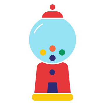 Bubblegum machine icon