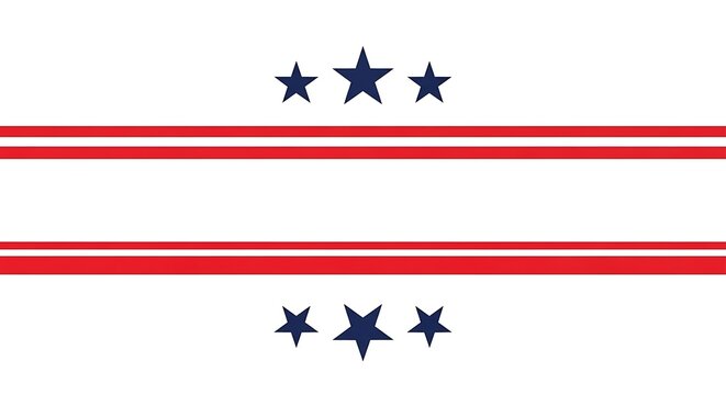 United states navy rear admiral rank insignia three silver stars on red stripes