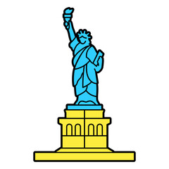 Statue of Liberty enlightening the world © Vexels