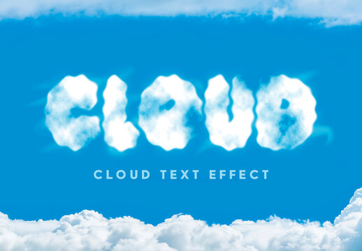 Cloud Text Effect