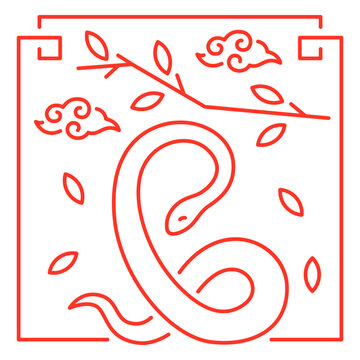 The eastern sign of snake