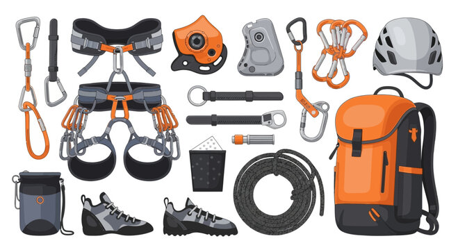 Essential Rock Climbing Gear And Equipment Collection For Outdoor Adventures