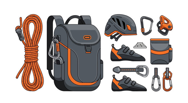 Essential Climbing Gear Collection For Adventurous Pursuits And Outdoor Exploration