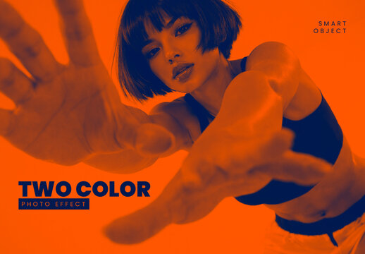 Two Color Photo Effect