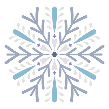 Enchanting wintery snowflake magic