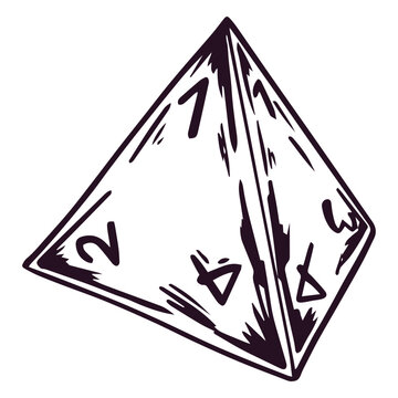 Pyramyd dice