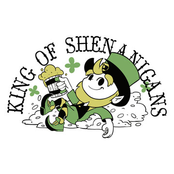 St patrick's day shenanigans leprechaun