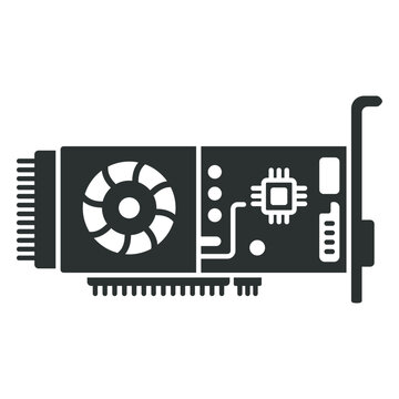 Computer graphics card icon