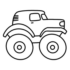 Kids monster truck © Vexels