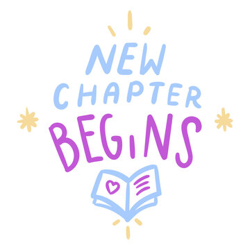 New chapter begins with an open book