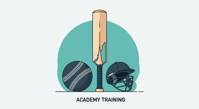 Iconic Cricket Gear For Academy Training And Sporting Endeavors