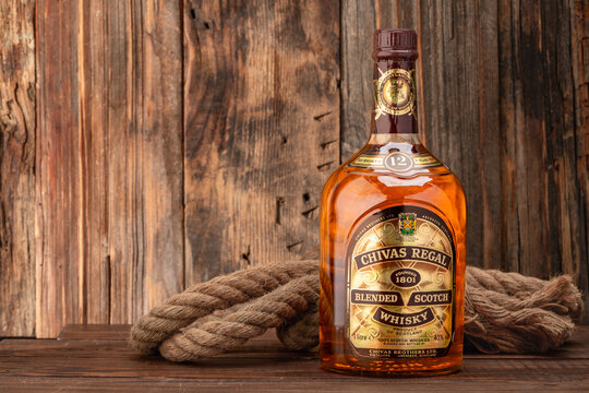Chivas Regal whiskey old bottle 12 years	