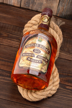 Chivas Regal whiskey old bottle 12 years	