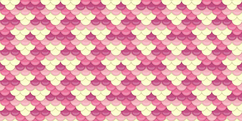 Elegant pink and cream scale pattern.  Perfect for feminine branding, website backgrounds, or textile design. © Olena