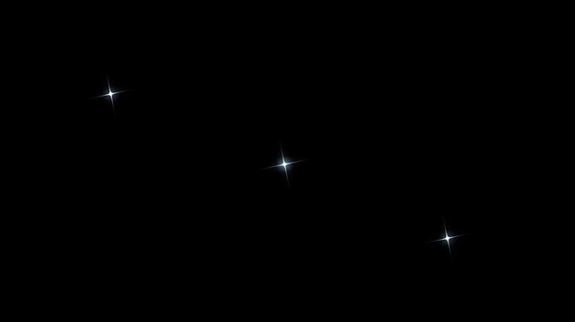 Twinkling stars  4k animation shiny glowing stars, fairy twinkle stars on black screen, GlitterShimmering light sparkling stars Shine animation. twinkle stars overlay star twinkling for festive holida