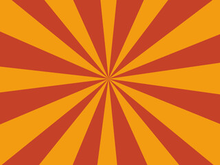 Obraz premium Bold Radial Beam Sunburst Retro Energy Design Backdrop