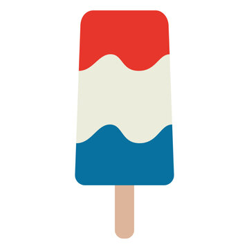 Patriotic ice cream design