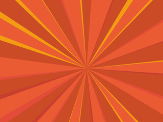 Obraz premium Vintage Sun Rays Radial Burst Pattern Bold Design