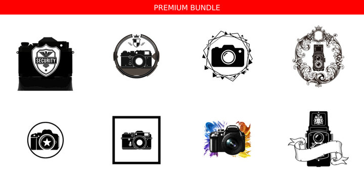 Needs to be keyword-rich. Focus on Camera Logo Bundle,Photography Icons,Premium Assets.