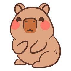 Naklejka premium Adorable cute bear illustration