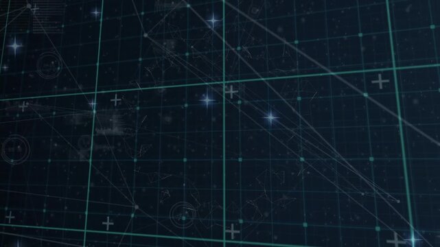 Animation network grid network in heart and particles in heart in heart grid particles grid particle