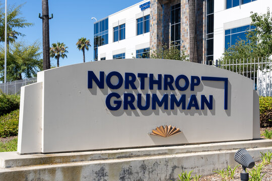 San Diego, CA, USA - July 9, 2022: Northrop Grumman office in San Diego, CA, USA. Northrop Grumman Corporation is an American aerospace and defense technology company.