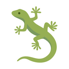 Fototapeta premium Green Gecko Illustration Vector Template Design
