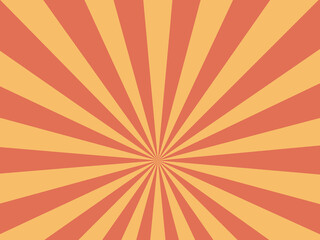 Obraz premium Dynamic Sun Ray Pattern Retro Burst Design Wallpaper
