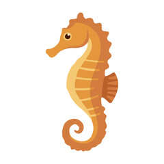Fototapeta premium Seahorse Illustration Vector Template Design
