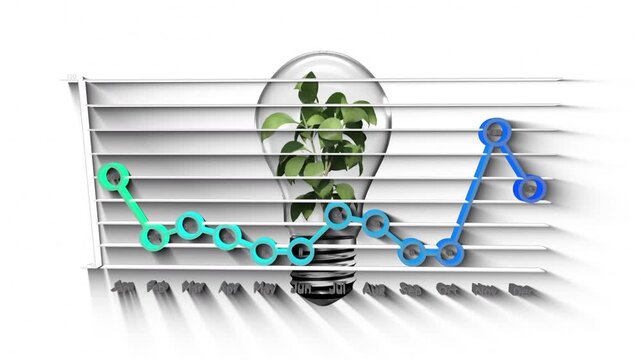 Animation of unk boxes on conveyor belts over school items school items school items