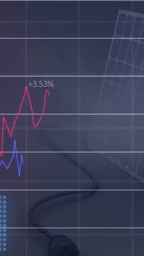 Vertical video: Grid fading in triggers cable and panel showing magenta blue traces tracking power