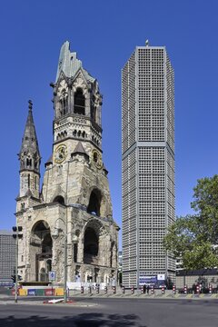 Kaiser Wilhelm Memorial Church, Kurf&uuml;rstendamm, Charlottenburg, Berlin, Germany