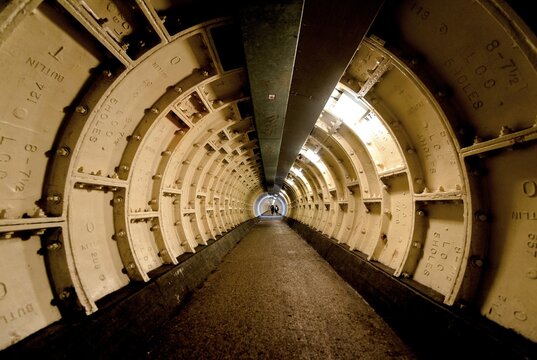 Pedestrian tunnel, Greenwich, London, England, Great Britain