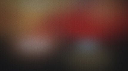 Fototapeta premium Abstract blurred background, with grainy texture, featuring soft transitions, of deep red, muted brown, and, subtle hints of, cool grey tones
