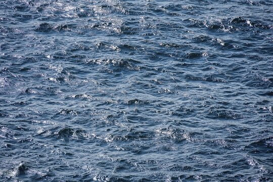 Wavy water surface, sea, Norway