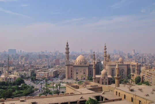 Cairo with Al-Azhar mosque, Cairo, Egypt