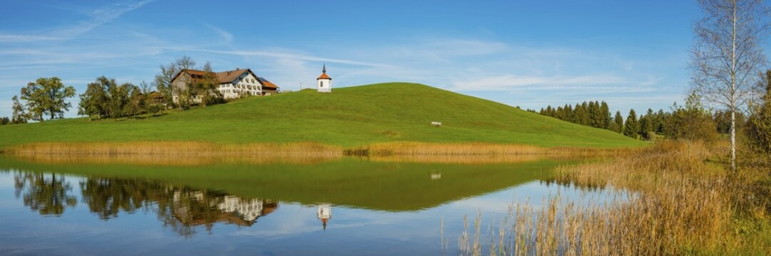 Hegratsrieder See, near F&uuml;ssen, Allg&auml;u, Bavaria, Germany