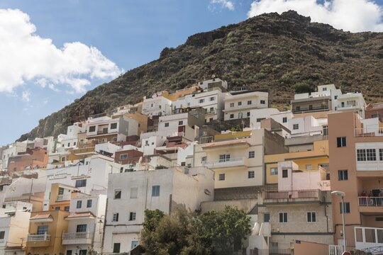 Townscape of San Andres, Tenerife, Canary Islands, Spain
